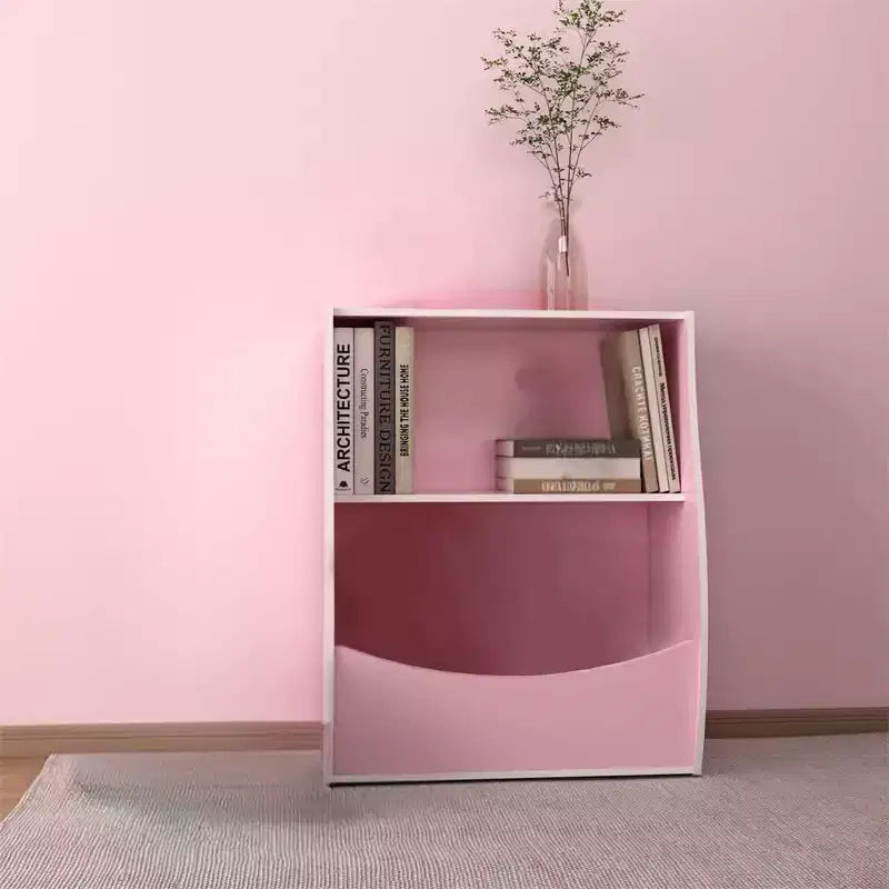 Toy Bookshelf & Storage Organizer, Playroom Toy Organizer & Storage, 2 Tier Wood Toy Storage Organizer for Kids Rooms, Living Room, Bedroom