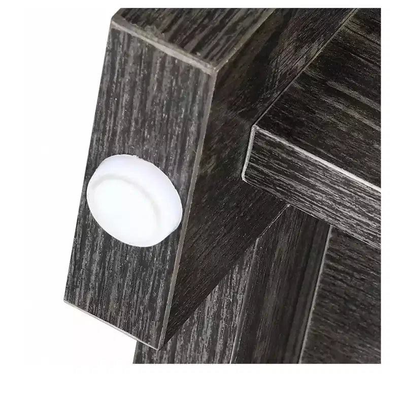 Coffee Table With Storage Farmhouse Coffee Table Wood Cocktail Table Square Living Room Table With Half Open Storage Compartment