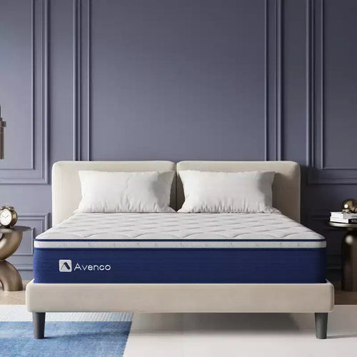Avenco 10-in Medium Full Hybrid Memory Foam/Coil Blend Mattress in a Box