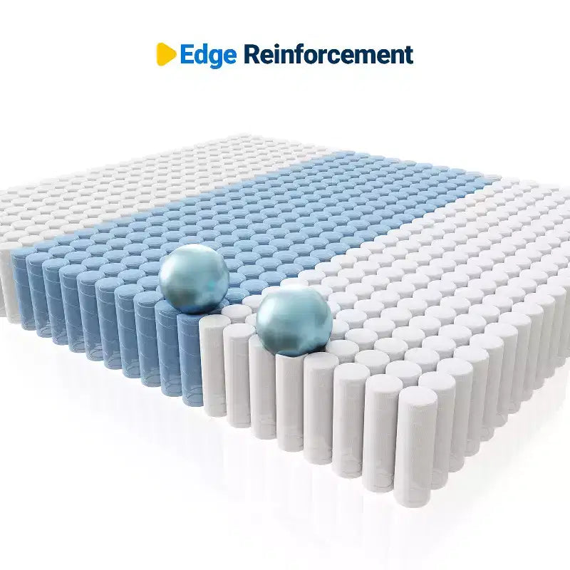 10-in Medium Full Hybrid Memory Foam/Coil Blend Mattress in a Box