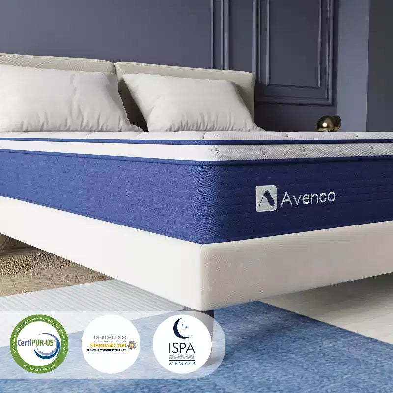 10-in Medium Full Hybrid Memory Foam/Coil Blend Mattress in a Box