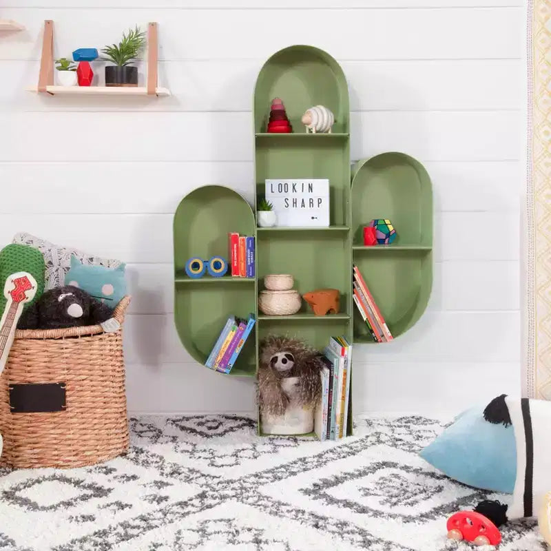 Cactus Bookcase - Sage Green