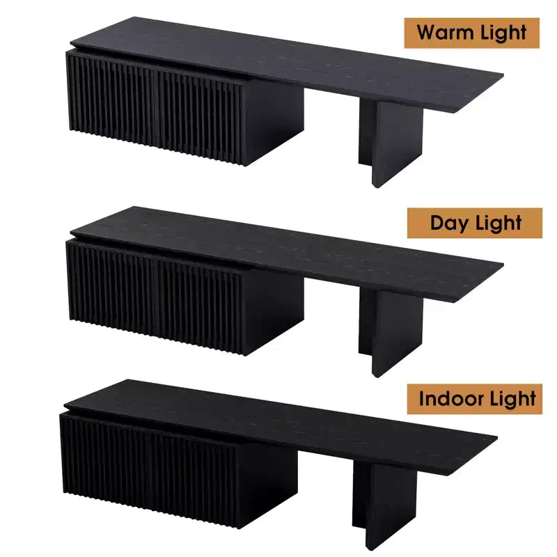 78.7-110Extendable TV Media Console for Up to 55+ Inch,Modern TV Stand,Entertainment Center with Storage
