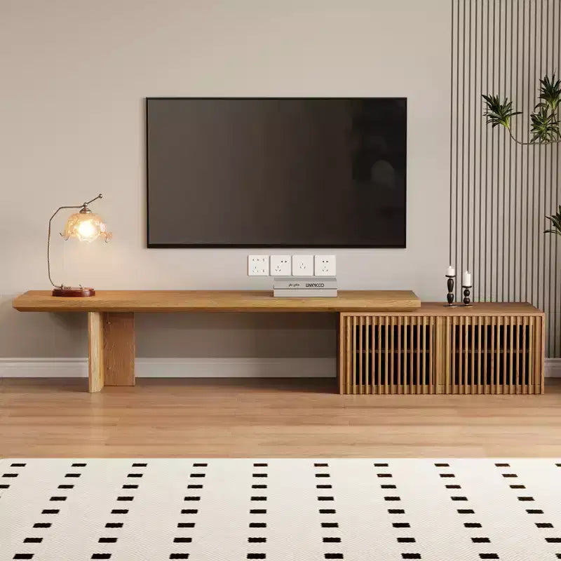 78.7-110Extendable TV Media Console for Up to 55+ Inch,Modern TV Stand,Entertainment Center with Storage