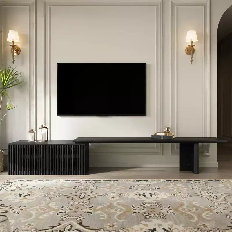 78.7-110Extendable TV Media Console for Up to 55+ Inch,Modern TV Stand,Entertainment Center with Storage