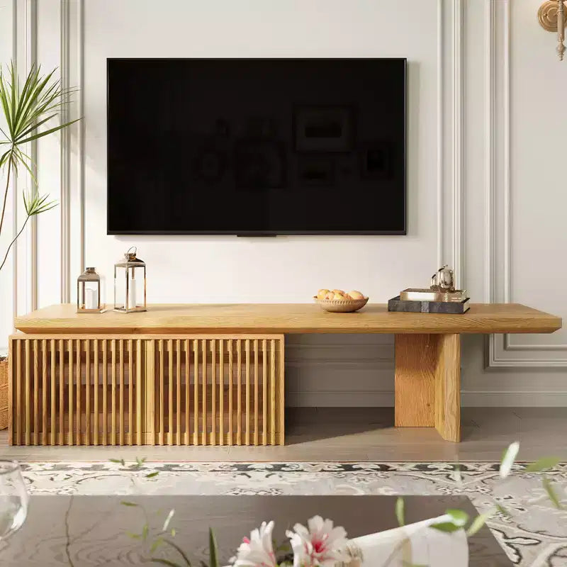 78.7-110Extendable TV Media Console for Up to 55+ Inch,Modern TV Stand,Entertainment Center with Storage