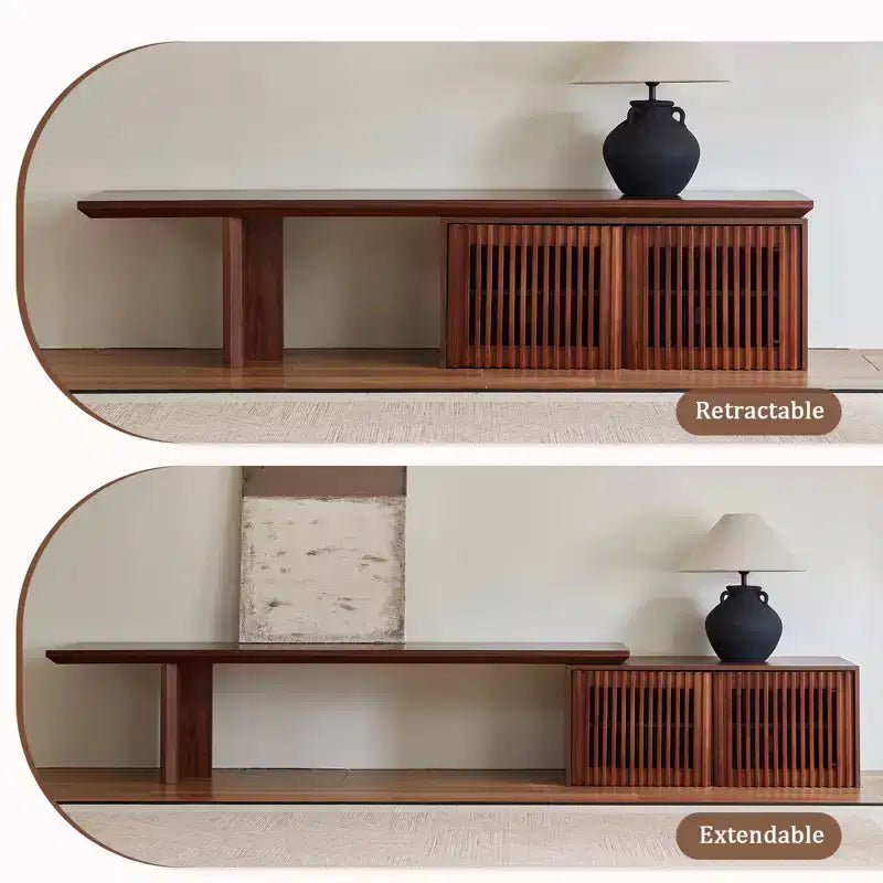 78.7-110Extendable TV Media Console for Up to 55+ Inch,Modern TV Stand,Entertainment Center with Storage