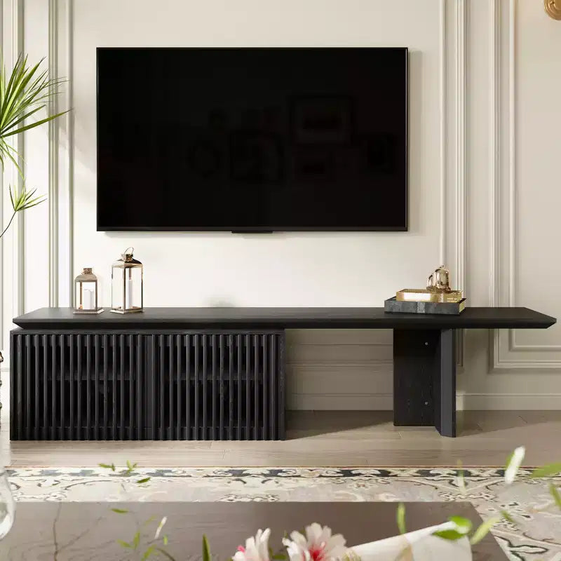 78.7-110Extendable TV Media Console for Up to 55+ Inch,Modern TV Stand,Entertainment Center with Storage