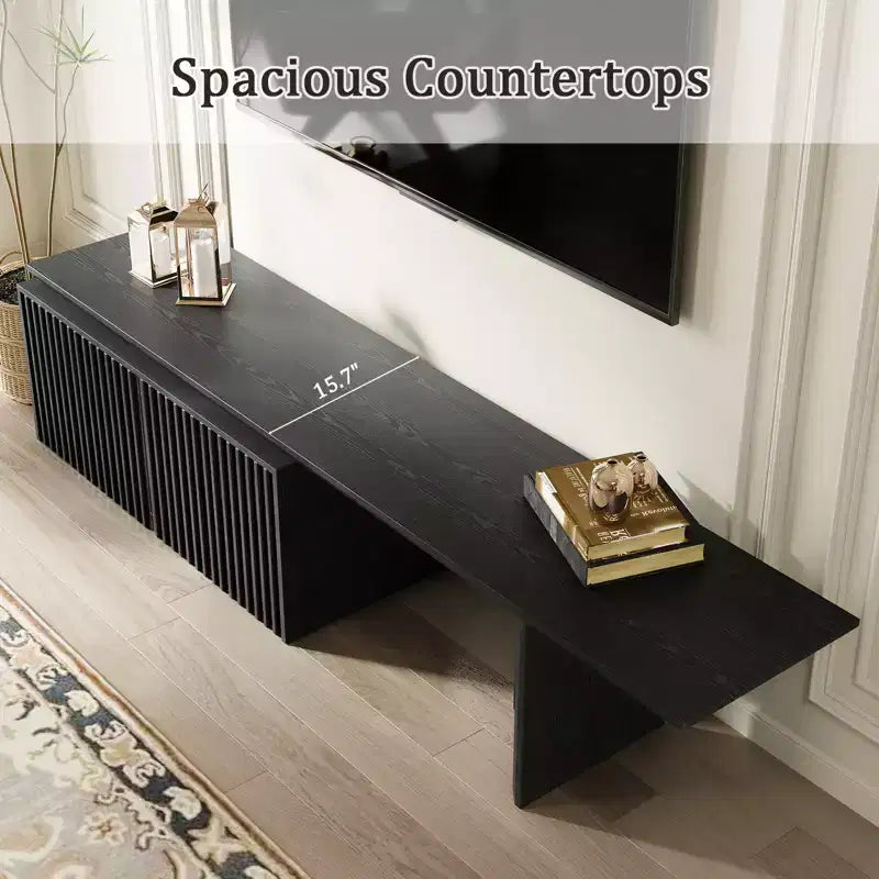 78.7-110Extendable TV Media Console for Up to 55+ Inch,Modern TV Stand,Entertainment Center with Storage