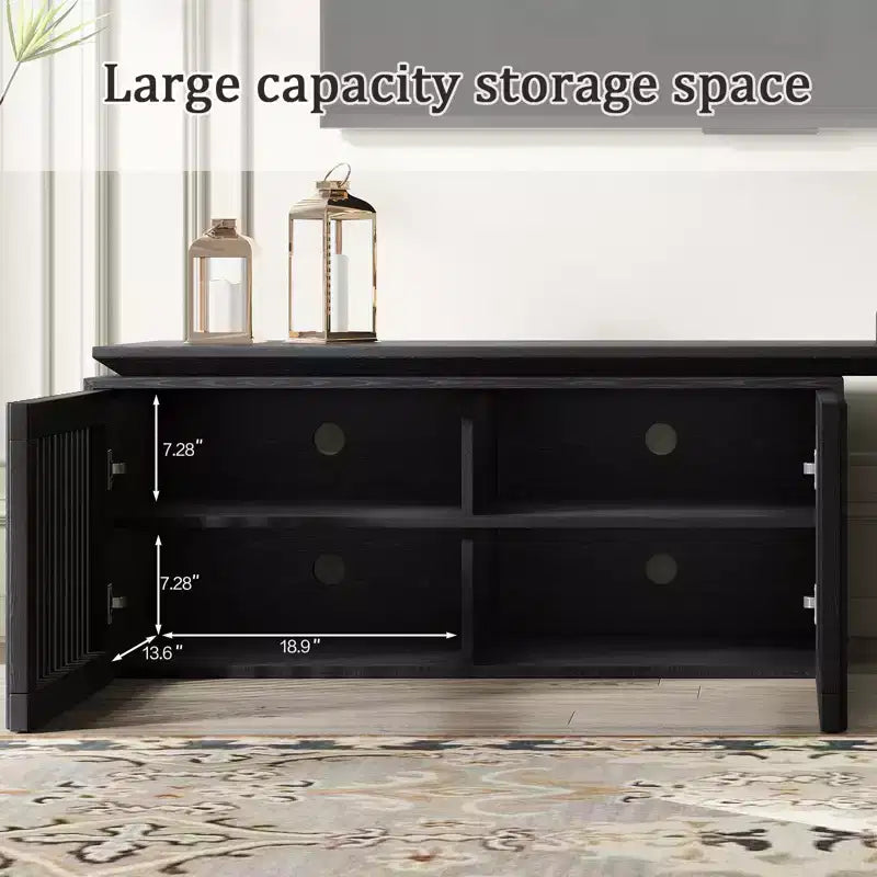 78.7-110Extendable TV Media Console for Up to 55+ Inch,Modern TV Stand,Entertainment Center with Storage