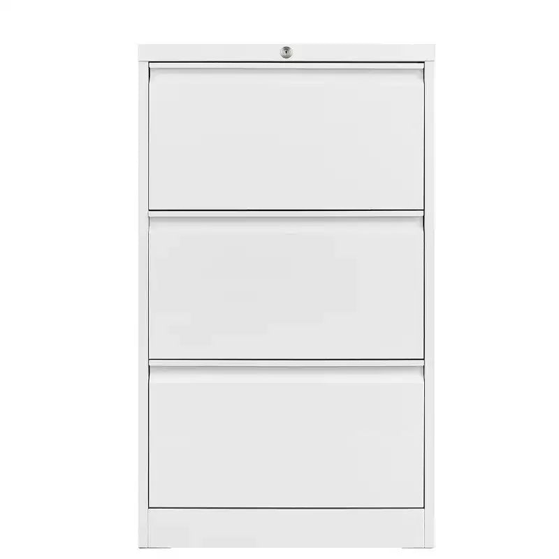 3 Drawer File Cabinet with Lock, Metal Vertical Filing Storage Cabinet, Under Desk Filing Cabinet for Home, Fit Letter/A4/Legal Size File