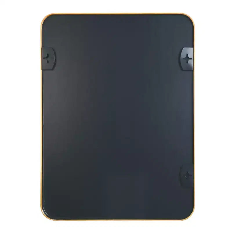 24 x 36 Inch Gold Metal Framed Rectangular Wall Mirror Decorative Mirror for Bathroom Vanity