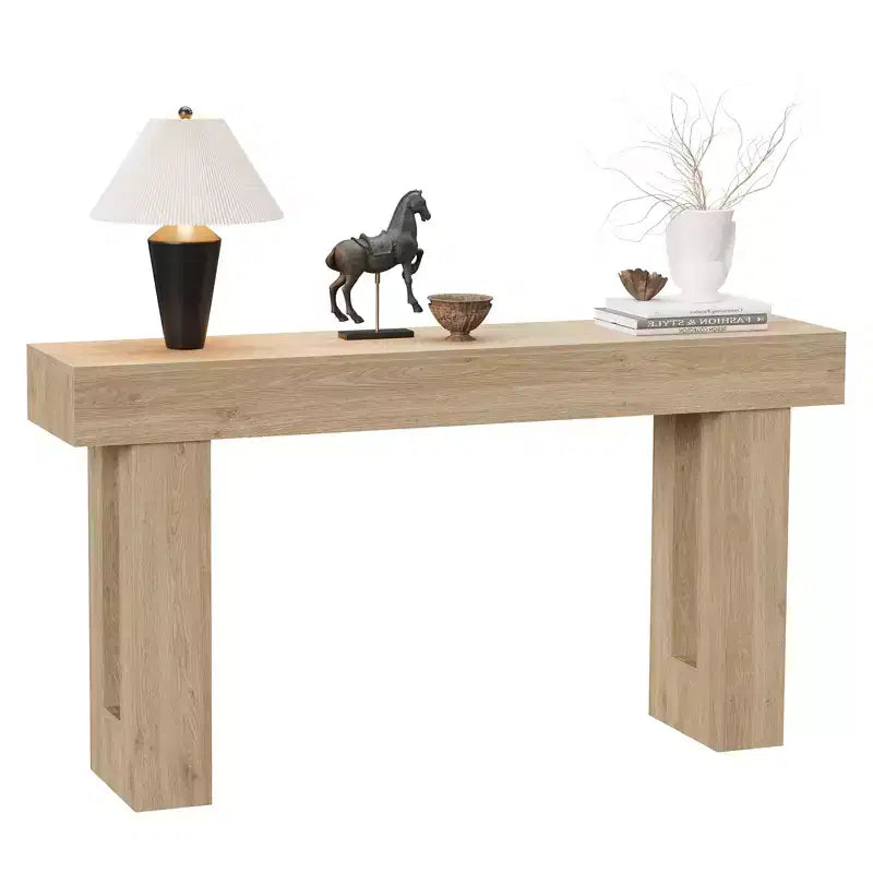 63 Long Farmhouse Console Table, Industrial Accent Table, Narrow Entryway Sofa Table, Sofa Table Behind Couch, Easy Assembly, for Hallway