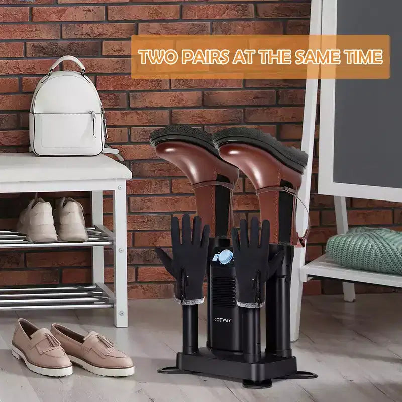 Electric Shoe Boot Dryer 4 Shoes W/ 180 Mins Timer