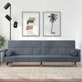 Divano Letto Convertibile in Velluto Loveseat con Schienale Regolabile