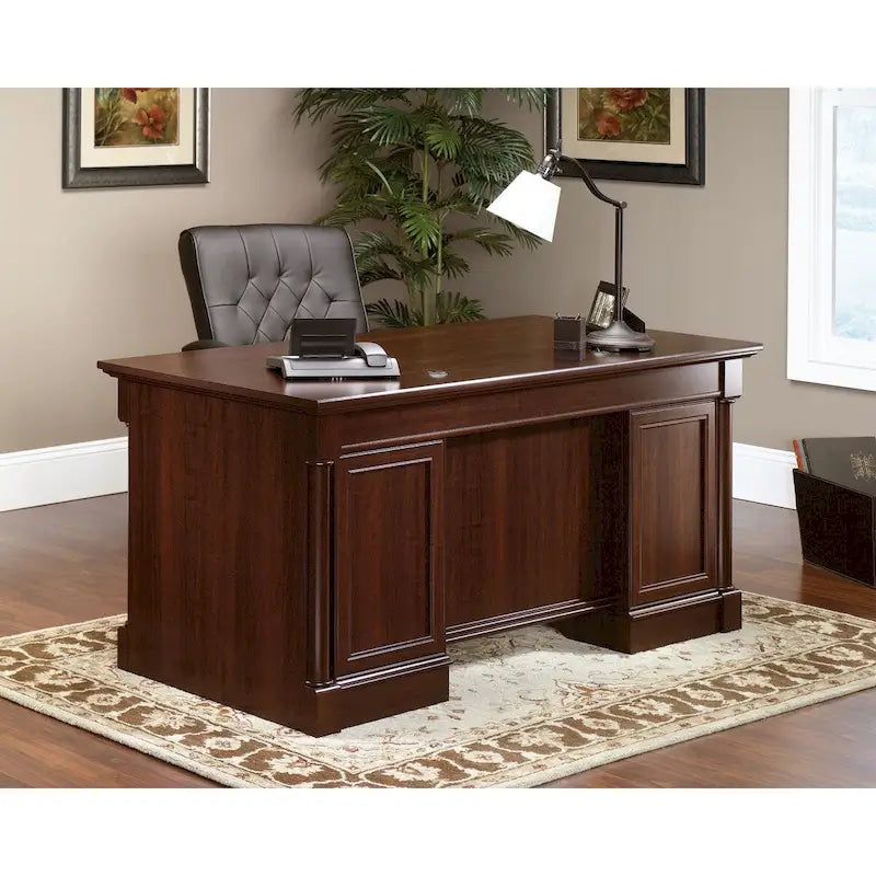 Executive Home Office Desk with Spacious Work Surface